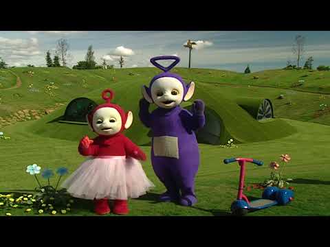 Teletubbies Jack and Jill and Taking turns wearing the skirt (US version)