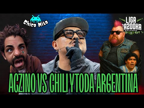 🤟🏽😈 ACZINO PUSO A GRITAR, CANTAR Y LLORAR A TODO ARGENTINA 🤟🏽😈 LIGA BAZOOKA: ACZINO VS CHILI PARKER