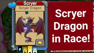 DragonVale New Scryer Dragon in Dragon Track Race!