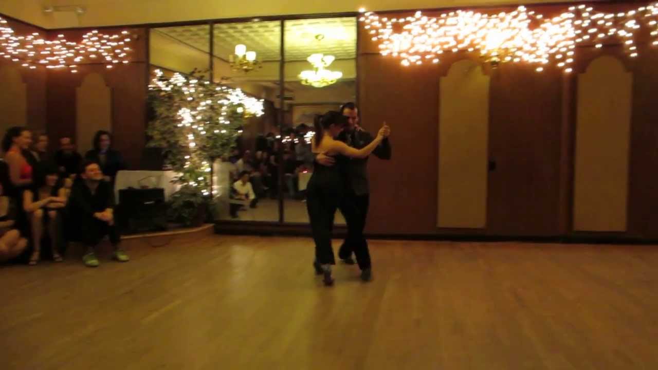 Ana Padron & Diego Blanco at La Milonga Rosa ... November 08, 2013