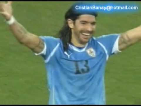 Golazo de Penal de Sebastian Abreu a Ghana (Relato Carlos Muoz).wmv