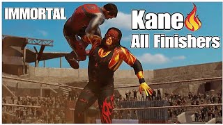 WWE 2K20 IMMORTALS Kane All Finishers Moves