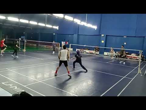Badminton MuhibbahTeam Mixed Double Social Sparring - Iwan / Zaty Vs Helmi / Claire