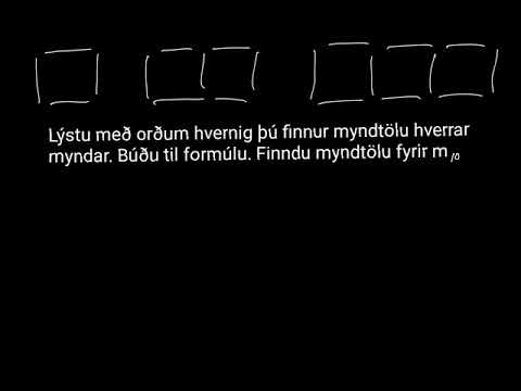 Að rannsaka mynstur  ( 8. Bekkur )