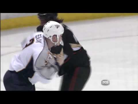 Wade Belak vs George Parros Nov 5, 2009