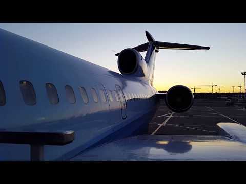 Alrosa Tu-154M RA-85684 Engine Start, Taxi & Takeoff from Moscow DME