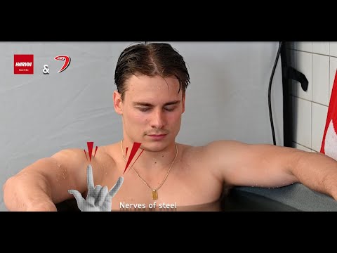 Ice hockey team JYP tests Harvia's new cold plunge pool