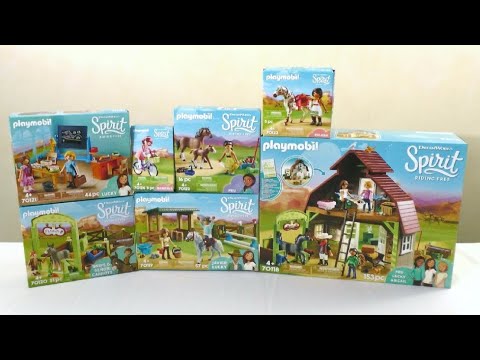 Unboxing Playmobil : Spirit (2019) – 70118, 70119, 70120, 70121, 70122... 70124