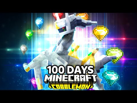 I Spent 100 Days in LEGENDARY Only Minecraft Cobblemon!