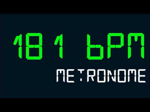 181 BPM (Beats Per Minute) Metronome