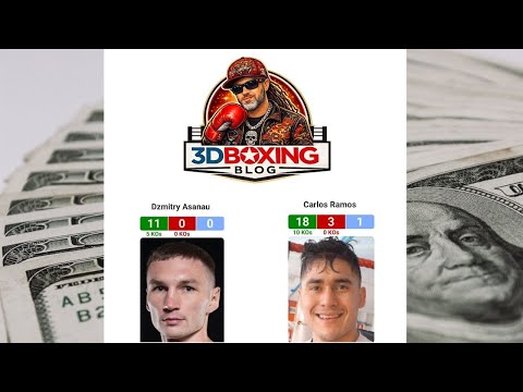 GET RICH!!! Dzmitry Asanau VS Carlos Ramos!! betting tips!!!