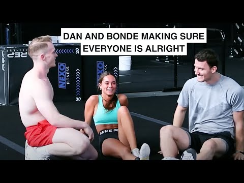 DANIEL BUYESKE AND BONDE JOHNSON MAKING SURE EVERYBODY IS ALRIGHT FOR TWO AND A HALF MINUTES
