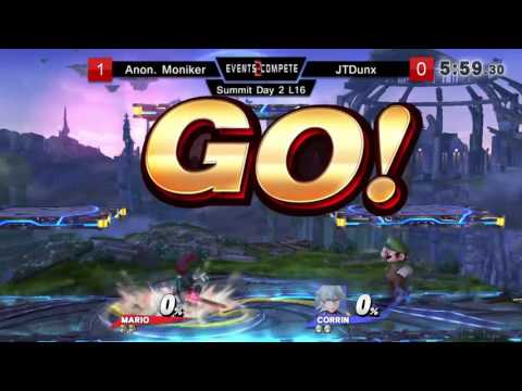 Chicago Sm4sh Summit Losers Round 3 – JTDunx (Mario) vs. Anonymous Moniker (Corrin)
