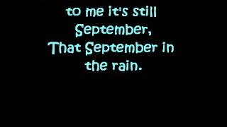 Julie London~September In the Rain lyrics