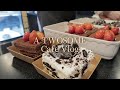 (Sub)🍓🍰 케이크는 역시 투썸플레이스죠!!😎👍 Korean Dessert Cafe Vlog#38 | 카페 브이로그