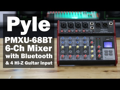 Pmxu Pyle PMXU68BT 2020s - black, red | Reverb