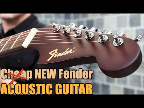 Обзор электроакустической гитары Fender California Debut Redondo