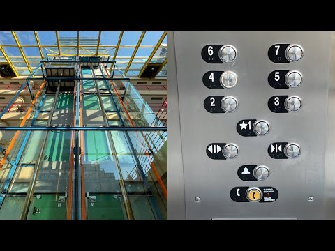 Glass Westinghouse/TK Hydraulic Elevators @ 1770 1st - Highland Park, IL.