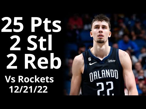 Franz Wagner 25 Pts 2 Reb 2 Stl vs Rockets Highlights