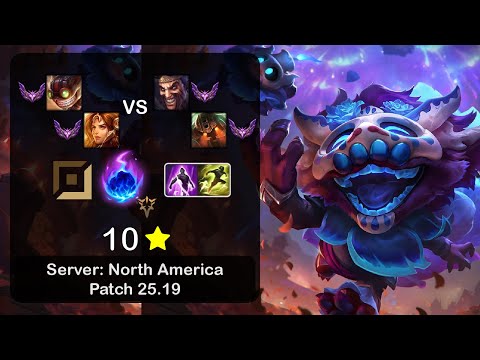 Ziggs APC + Leona vs Draven + Nautilus - NA Master - Patch 25.19