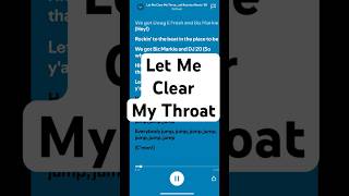 Let me clear my throat - Dj Kool #lyrics #spotifyhits #song #music #djkoolherc #90s