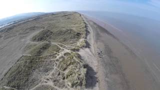 preview picture of video 'Talacre Beach flyover, Wales'