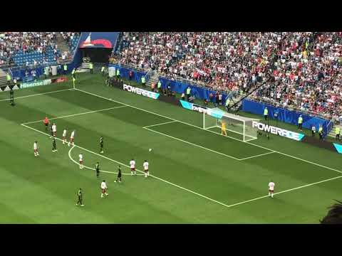 Australia’s goal vs Denmark match day 2 from the stands