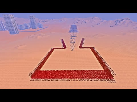 Spartan Trap vs 14K Heavy Knights  - Ultimate Epic Battle Simulator UEBS 4K