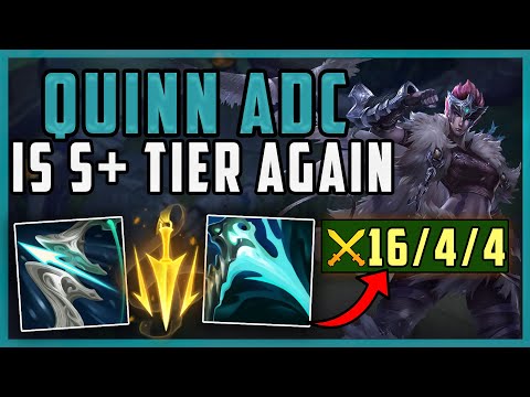 Quinn ADC Is Absolutely BROKEN Again From This Keystone & Build (BETTER THAN TOP LANE RIGHT NOW)