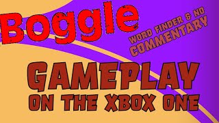 Boggle Gameplay on the Xbox One - Word Finder & No Commentary