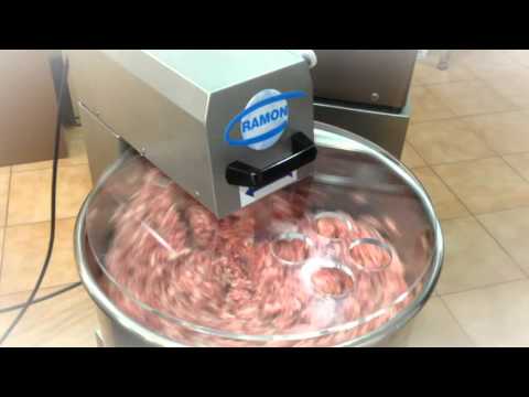 Meat processing equipment demo