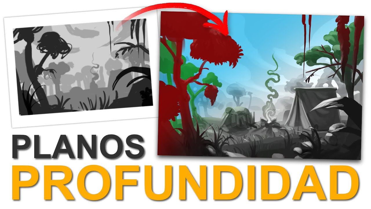 ¿PORQUÉ TUS DIBUJOS SE VEN PLANOS? | Profundidad, planos y perspectiva atmosférica