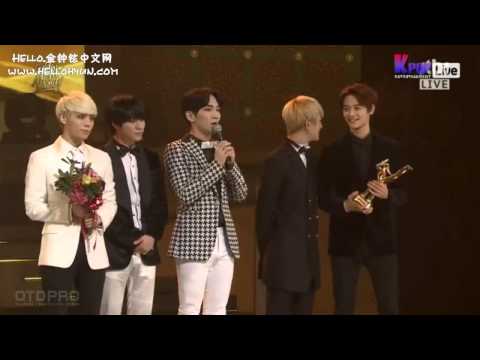 Hello 金钟铉140116 SHINee  Ceci Asia Icon Award 中字KR CN