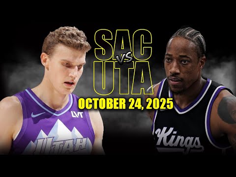 Sacramento Kings vs Utah Jazz Full Game Highlights - October 24, 2025 | NBA Season