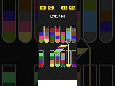 water sort puzzle level 4201