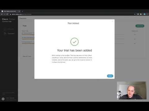 Webex Trial Setup Essentials