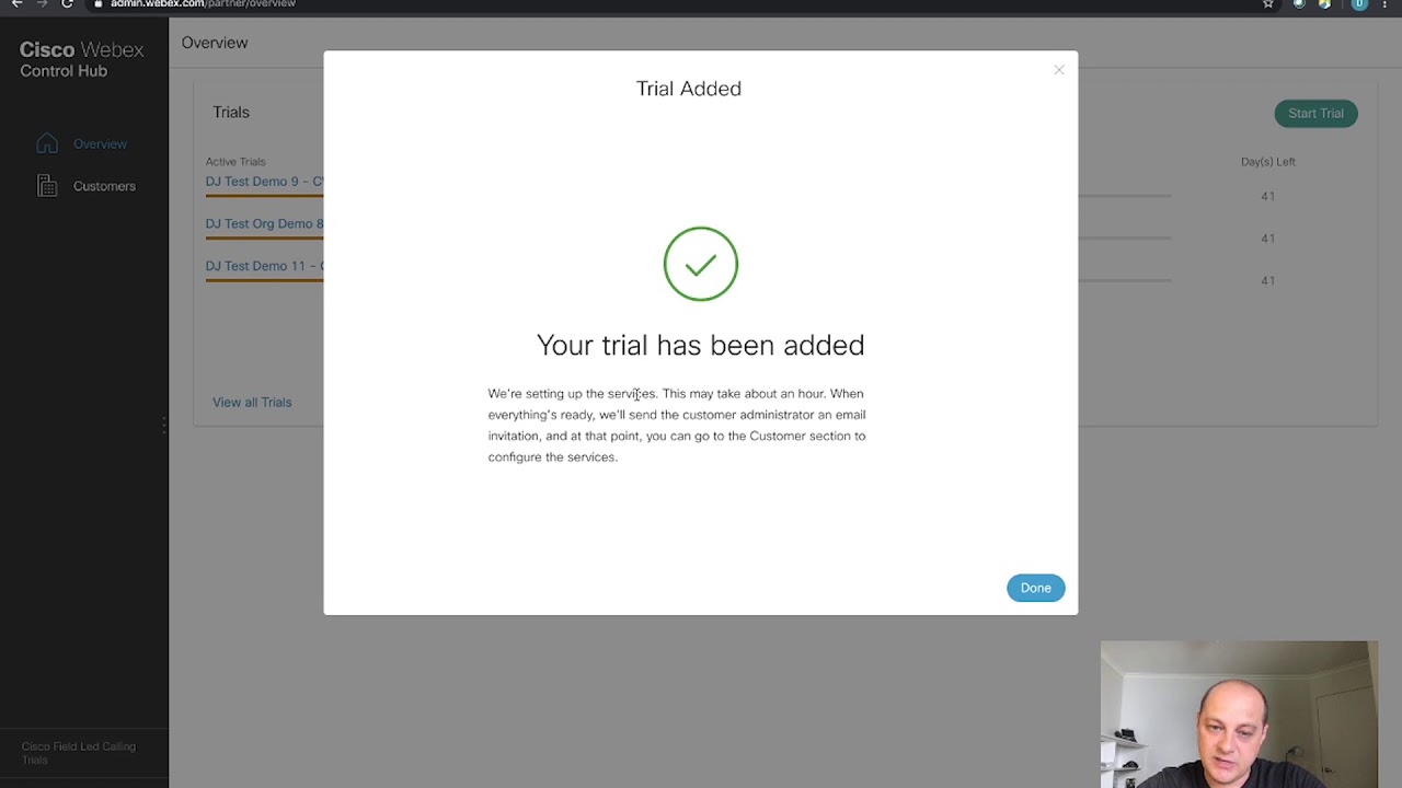 Webex Trial Setup Essentials