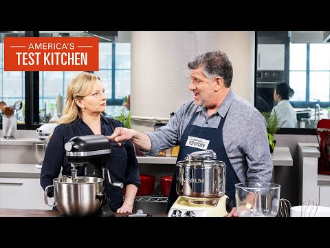 Testing Heavy-Duty Stand Mixers: KitchenAid vs Ankarsrum | America's Test Kitchen