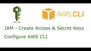Configure AWS CLI with Access &  Secret Keys