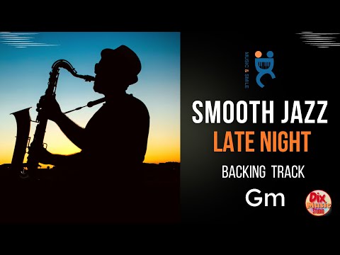 Backing track - Smooth jazz Late night in G minor (90 bpm)