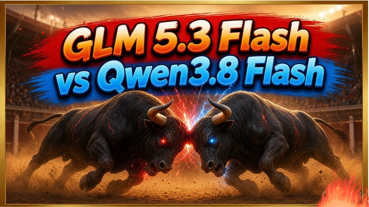 GLM-5.3-Flash vs Qwen3.8-Flash: I Made Them Flirt, Code, and Fix