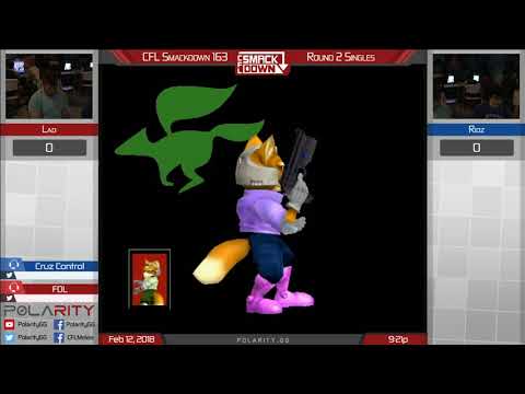 CFL Smackdown 163 Melee - Lad (Fox) vs Ridz (Blue) - Singles
