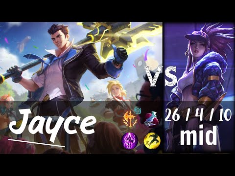 Jayce MID vs Akali - Challenger Replay KR