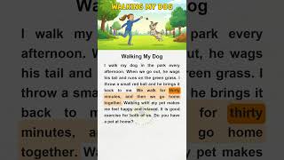Walking My Dog #speakconfidentenglish #english #speakingeveryday
