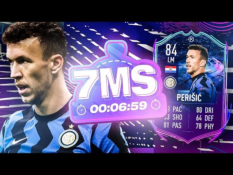 UCL RTTF IVAN PERISIC 7 MINUTE SQUAD BUILDER! #FIFA21