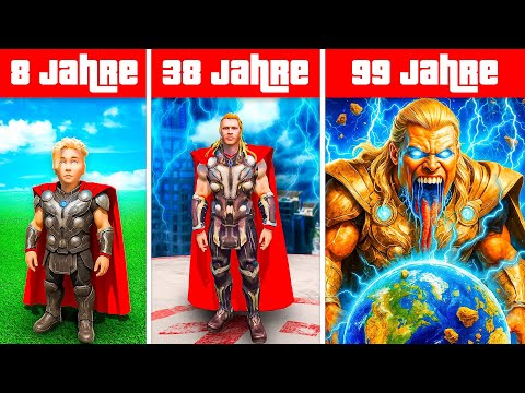 100 JAHRE als THOR überleben in GTA 5 RP!