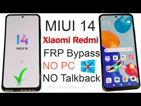 NO PC | XIAOMI FRP Bypass MIUI 14 Android 14 NO Talkback l Redmi MIUI 14 FRP Bypass Google Account
