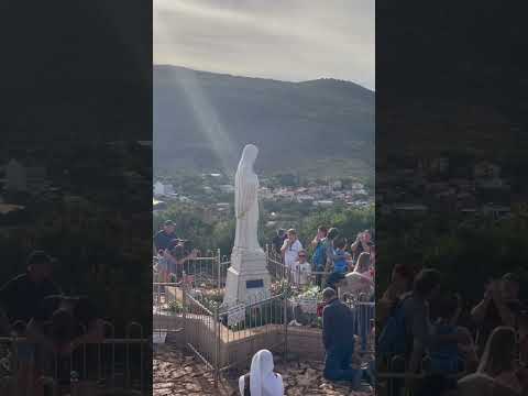 MIRACLE Apparition Hill Medjugorje #catholic #shorts #ourladyofmedjugorje