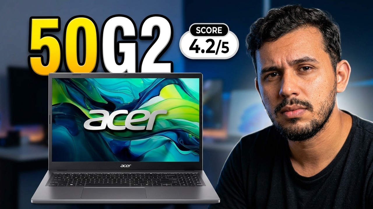 Miniatura da avaliação em vídeo de Notebook Acer Aspire Go 15 15.6 polegadas Intel Core i7 16GB RAM Linux