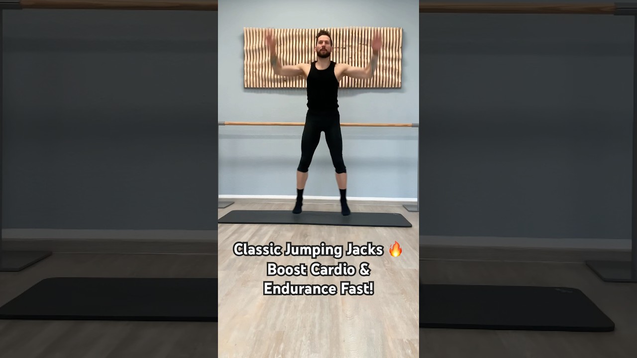 Jumping Jacks for Quick Cardio 💪 Full Body Workout!